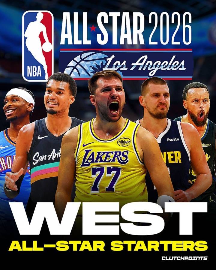 全明星首发：东契奇票王 詹姆斯连续21年纪录终结